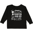 thumbnail image 3 of Inktastic Dear Santa, My Sister Did It Funny Christmas Boys or Girls Long Sleeve Toddler T-Shirt, 3 of 5