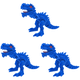 thumbnail image 1 of Juguete Dinosaurio Impreso en 3D Tiranosaurio Rex Articulado Regalos para () Azul, 1 of 3