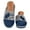 Blue, variant on Plush Animal Slippers for Women Men Winter Warm Couple House Shoes Non Slip Bedroom Slides