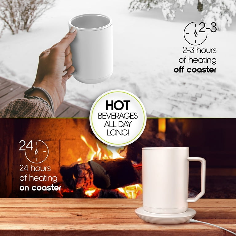 Set of Coffee warmer & SS Mug with Lid