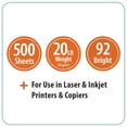thumbnail image 5 of Pen+Gear Copy Paper, 8.5" x 14", 92 Bright, White, 20 lb., 1 Ream (500 Sheets), 5 of 8