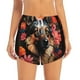 thumbnail image 2 of Balery Colorful Flower German Shepherd Pantalones cortos deportivos para mujer con forro y dos bolsillos, elásticos, para entrenamiento, gimnasio, yoga-XX-Large, 2 of 7