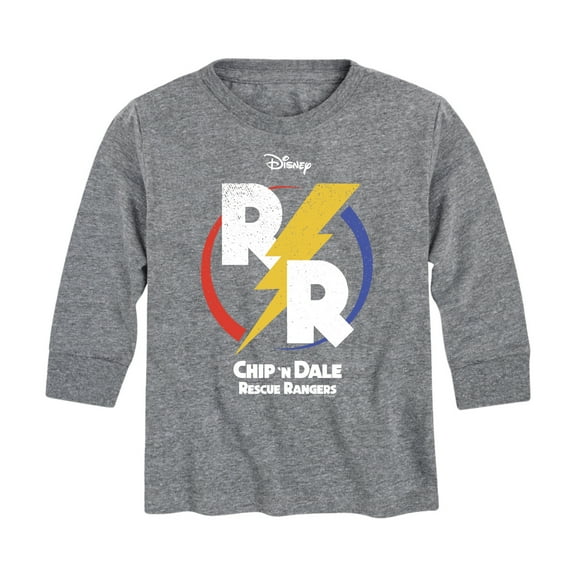 Chip 'N Dale Rescue Rangers - Chip 'N Dale R & R Logo - Toddler And Youth Long Sleeve Graphic T-Shirt