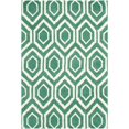 thumbnail image 4 of SAFAVIEH Chatham Collection 7' x 7' Square Teal / Ivory CHT731T Handmade Geometric Premium Wool Area Rug, 4 of 10