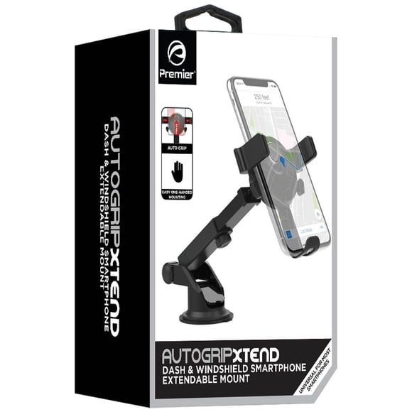 Auto Grip XT Extendable Windshield & Dash Smartphone Mount