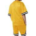 thumbnail image 4 of Ma Croix Mens Mesh Shirt Short Sleeve T-Shirt Urban Fashion Hip Hop Crew Neck Tee Sports Activewear, 4 of 5