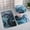 187#Multicolor, variant on 3 Piece Bathroom Rug Set, Super Soft Absorbent Bath Mats Non Slip Toilet Rugs, Thick Fluffy Bathroom Carpet Set for Shower Tub Hotel Sauna Bedroom Living Room Decoration