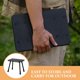 thumbnail image 4 of unbranded Portátil Plegable De Hierro Color Negro Resistente Para Cocina De Camping Y, 4 of 8