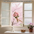 thumbnail image 4 of DKTIE 17.7" x 78.7" Decorative Window Privacy Film - Anti-UV, Heat Blocking, Removable Static Cling for Bathroom & Bedroom, Ribbed Brick Texture Pattern, 4 of 10