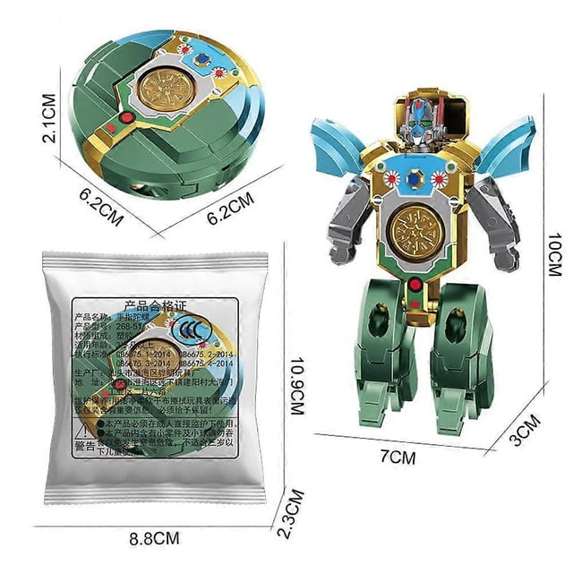 Robot Fingertip Spin Top Fidget Spinner Transformable Gyro Robot