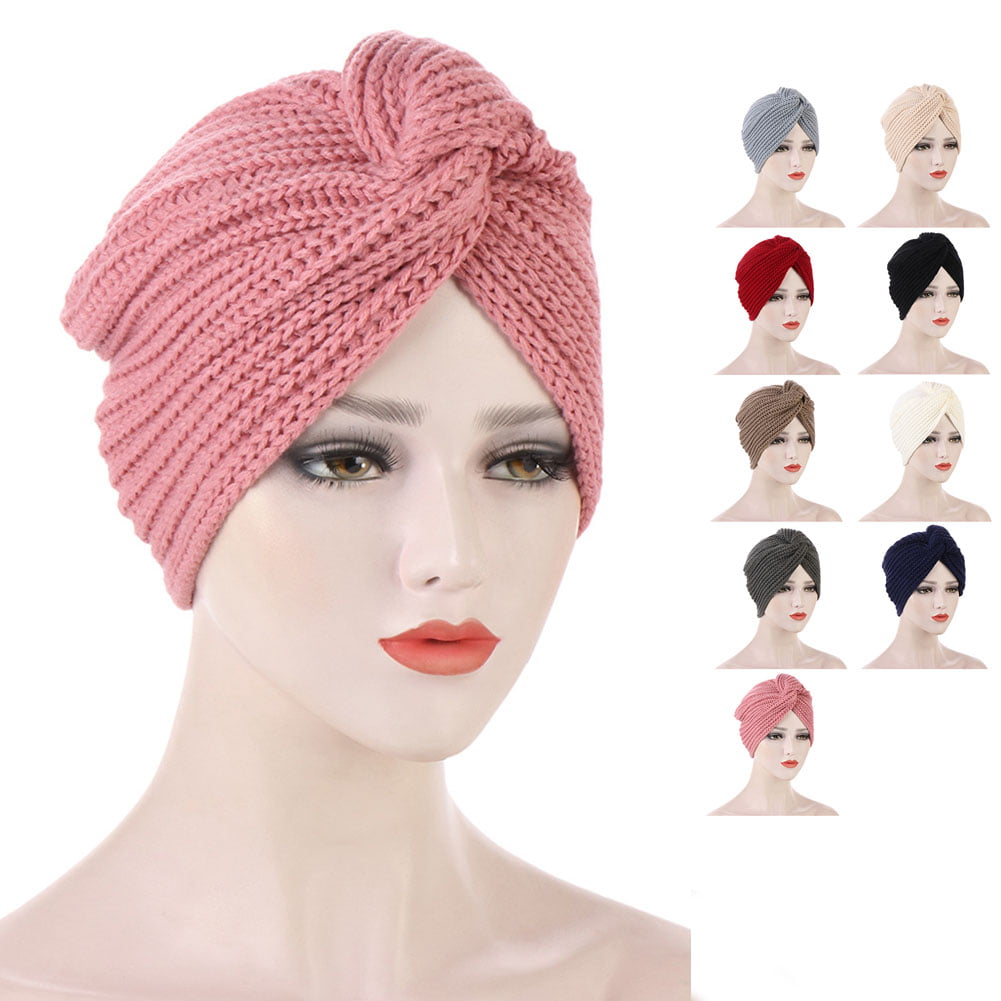 Baby Pink Color Pre-Tied Turban Headband