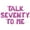 Pink, variant on Letter Balloons - TALK SEVENTY TO ME 16" Inch Alphabet Letters Foil Mylar Balloon 70th Birthday Party Banner (Black)