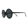 thumbnail image 4 of Round Circle Lens Wizard Plastic Mod Fashion Sunglasses Matte Black, 4 of 4