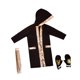 thumbnail image 5 of Disfraz de boxeo infantil de Halloween para niños y niñas, uniforme de entrenamiento ligero. Oro negro l a xl, 5 of 9