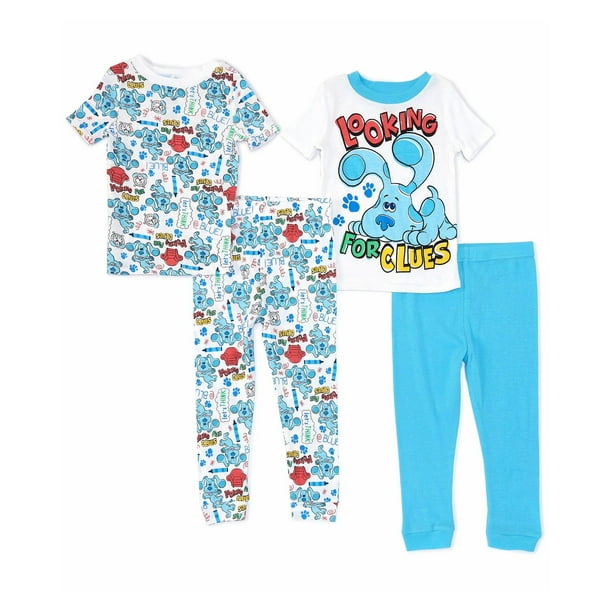 Baby Shark FourPiece Pajama Set Boys Male, Blues, Size 3T, Blue's