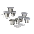 thumbnail image 2 of Stainless Steel Set Of 8 Sauce Cup With Lid 2.36", 2 of 3