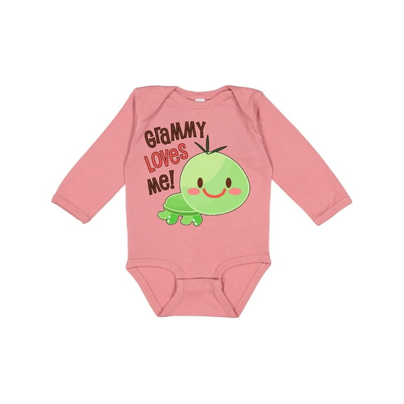 Inktastic Grammy Loves Me- Cute Turtle Boys or Girls Long Sleeve Baby Bodysuit