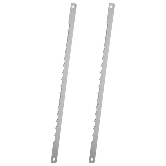 Niceauty Bread Slice Cutter with Stainless Steel Blade for Kitchen Use Easy to Clean Silver Color 2 Pieces