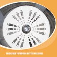 thumbnail image 4 of Shisuyan 2pcs Washing Machine Spin Cap Cover Plastic Automatic Washer Clothes Pressing Piece Dehydration Barrel Clothes Pressing Pad Washing Machine Accessories White, 4 of 9