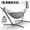Black, variant on KEESTP Comfortable 2 Person Hammock with Stand,Portable Detachable Brazilian Hammock,450lb Capacity - Bluewhite