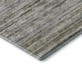 thumbnail image 3 of Addison Rugs Mayfield Premium Machine Washable Transitional Stripes Pewter Rectangle Rug, 8' x 10', 3 of 6