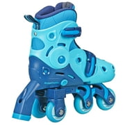 Roller Derby Boys Switch 2-in-1 Combo Adjustable Skate Size Medium (13-3) with Protective