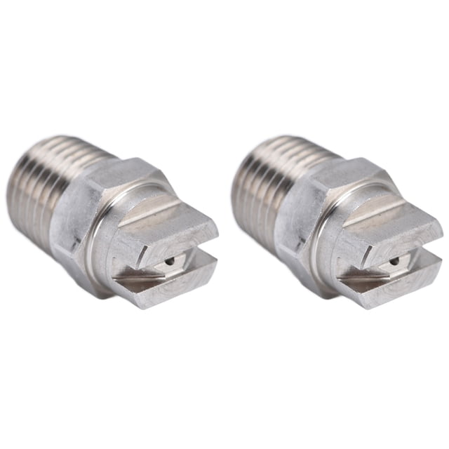 Fan Nozzle,2pcs Fan Nozzle Stainless Sprayer Nozzle Fan Spray Nozzle Convenient Use