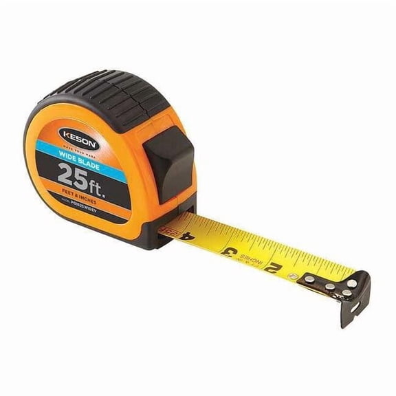Keson 25 ft Tape Measure, 1 3/16 in Blade PG1825WIDEV