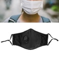 thumbnail image 4 of 2 Pcs Cache-Oreilles Unisexe Adulte PM2.5 Valve Respiratoire avec Coussinets Filtrants (Noir), 4 of 12