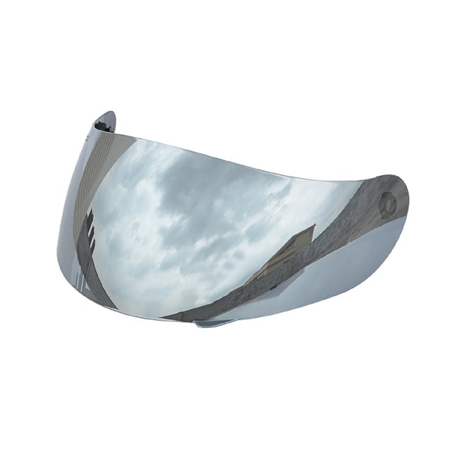 Graflsoa Universal Anti-Fog Motorcycle Helmet Visor for K3/K4, UV Protection, Scratch-Resistant, Silver Finish, Easy Installation, All-Season Use