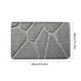 thumbnail image 3 of Alfombrilla de baño - Alfombra absorbente antideslizante para la entrada del baño o dormitorio, poliéster suave, lavable, secado rápido, diseño decorativo, cómoda y segura., 3 of 6