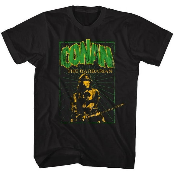 Conan The Barbarian In The Green Black Adult T-Shirt