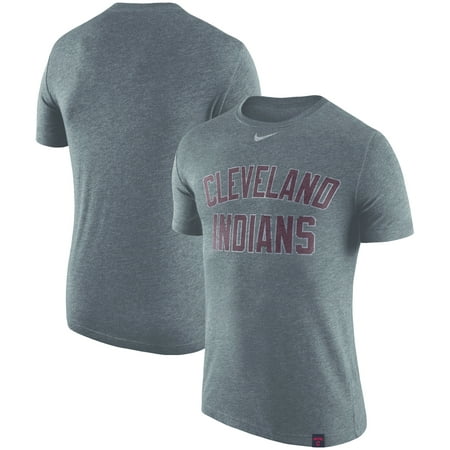 Cleveland Indians Nike Tri-Blend DNA Performance T-Shirt - Heathered (Indian Idol Best Performance)