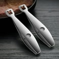 thumbnail image 5 of GAXIRE Stainless Steel Hair Plucking Tweezers for Precise Grooming and Home Use, , 1 Piece, 5 of 6