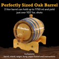 thumbnail image 3 of Barril de Envejecimiento Red Head Barrels 2L Roble Americano Carbonizado para Whisky, 3 of 7