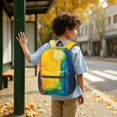 thumbnail image 6 of Pink and Yellow Tie Dye Pattern 17" School Backpacks for Teens,Waterproof Oxford Fabric,S-Shape Padded Straps for School,Travel,Hiking,Camping, 6 of 6