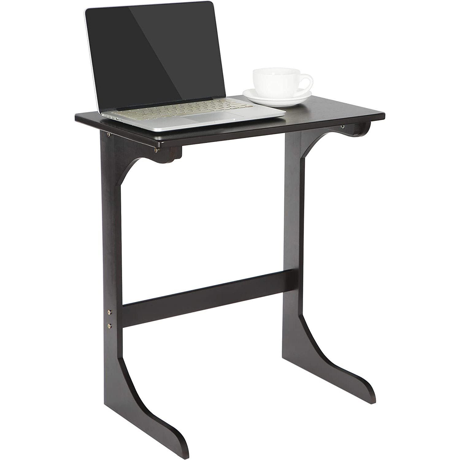 Bamboo Side Table Sofa Snack Table Couch Coffee End Table Laptop