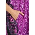 thumbnail image 2 of Miss Lavish London Women’s Paisley Floral Print Polyester Kaftan Dress with V Neck & Pockets (S–3XL), 2 of 6