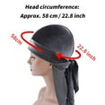 thumbnail image 6 of Men's Elegant Velvet  Headwear Beanie Chemo Hat Gray, 6 of 8