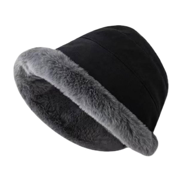 Qarigey Felpa Señoras Térmica Otoño Invierno Gorro De Lana Pescador Gorro Con Pompón Tejido Para Hombres Y Mujeres Sombreros A