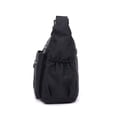 thumbnail image 3 of Bolso bandolera MINTEGRA para mujer, de nailon, impermeable, ligero, Negro, Mediano, 3 of 5