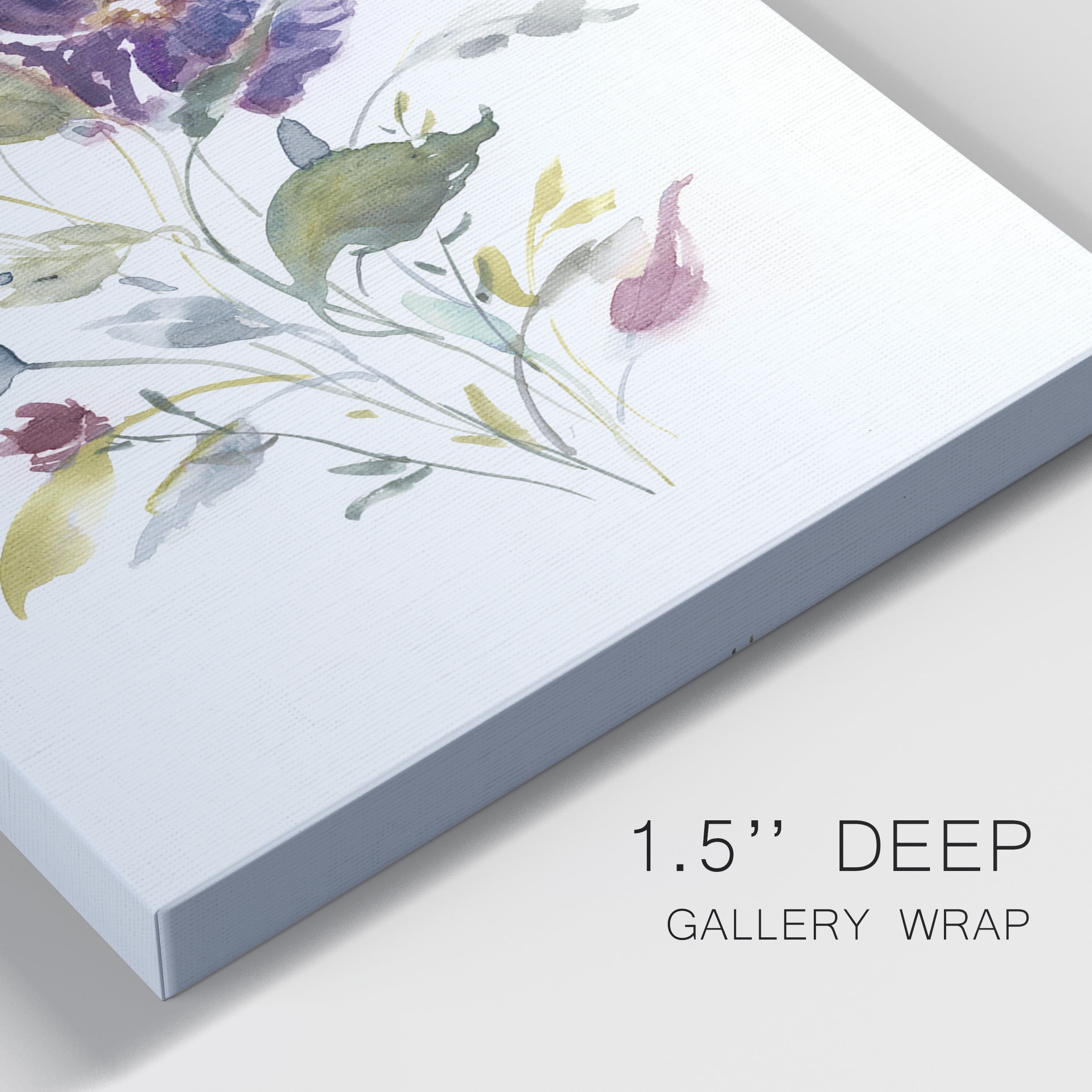 Color Variety I Premium Gallery Wrapped Canvas - Ready to Hang - Set of 2 - 24 x 36 Each