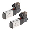 thumbnail image 1 of Válvu Solenoide de Aire Neumática Serie 4V210-08 de 2 Piezas DC24V 5 Vías 2 Posiciones PT1 / 4 `` Actuación Pilotada Soledad Válvulas neumáticas de 5 vías, 1 of 7