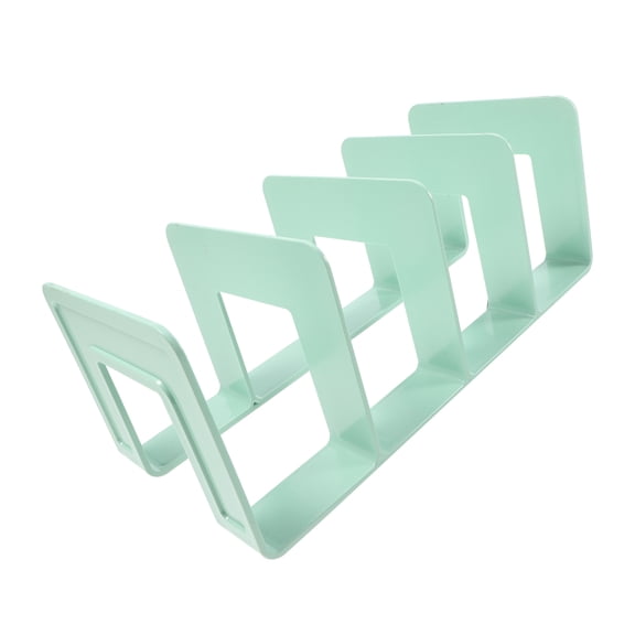 Storage Basket Suitcase Bookend Divider Office 26.00X12.00X10.50CM Green