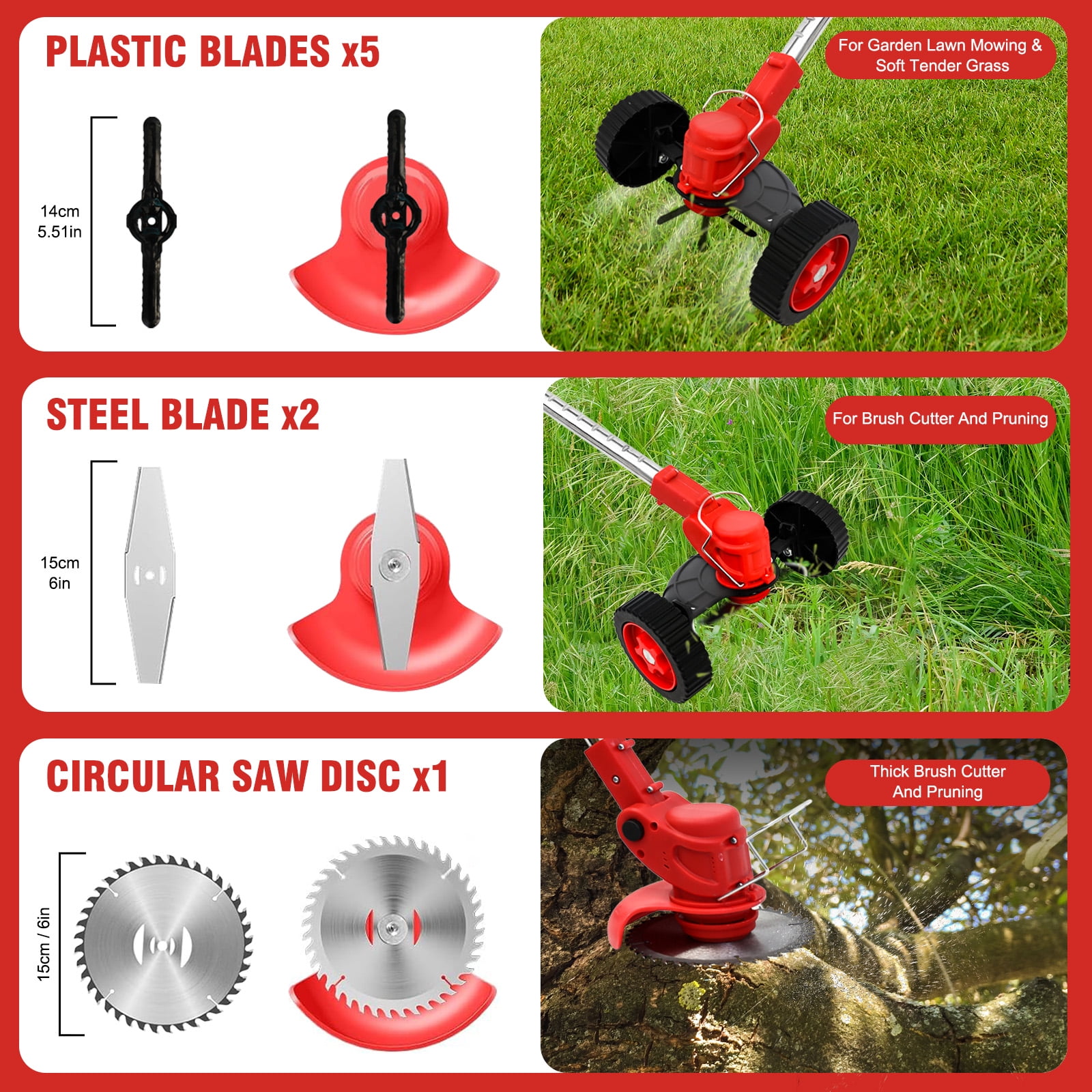 Hyper Efficiency Combo Kit, Cordless Grass Trimmer and Leaf Blower, Weed Lawn Edger Eater with Upgraded Wheels, Lightweight Leaf Blower with Adjustable Speeds