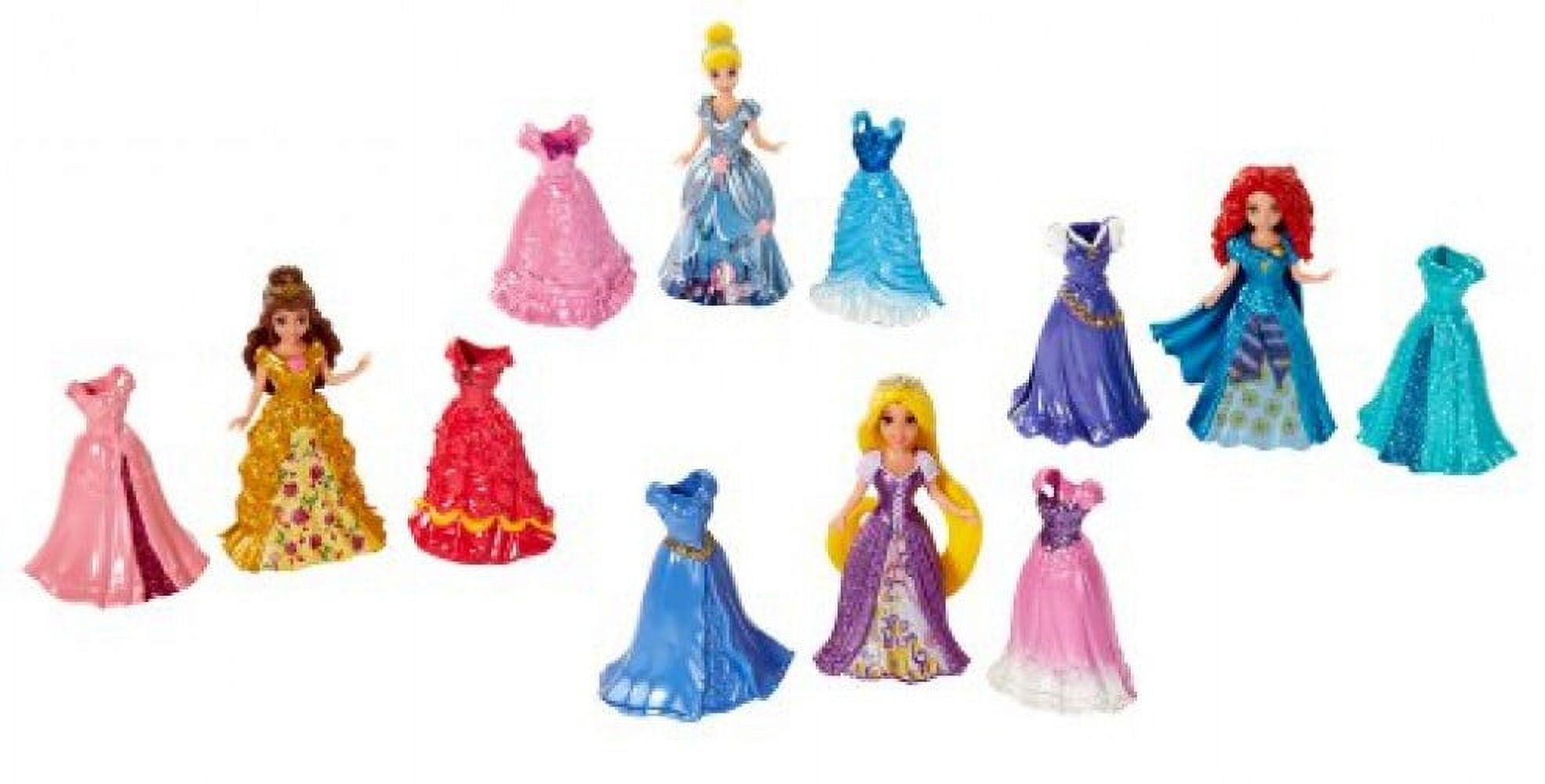 Disney princess clip on dress sales dolls