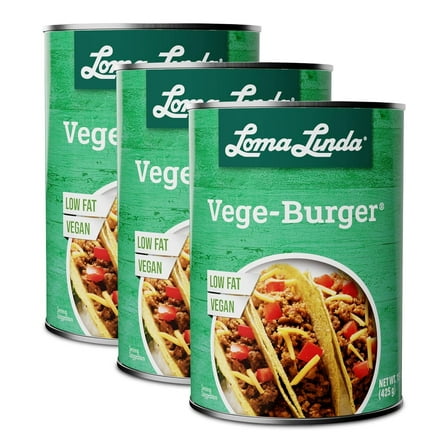 Loma Linda - Plant-Based - Vege Burger (15 oz.) (Pack of 3) - Vegan