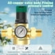 thumbnail image 3 of Regulador de Presión de Agua de 3/4 Pulgadas, Regulador de Presión de Agua con Manómetro de Agua y Filtro de, 3 of 7