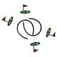 thumbnail image 5 of unbranded 2Ud Vinchas Deportivas Temáticas De Golf Multicolor Para Fiesta Accesorio Y Duradero, 5 of 8