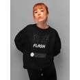 thumbnail image 2 of Abstract Flash Of Lightning Sweatshirt Women -Image by Shutterstock, Female 5X-Large, 2 of 4